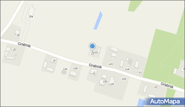 Grabnik, Grabnik, 13, mapa Grabnik