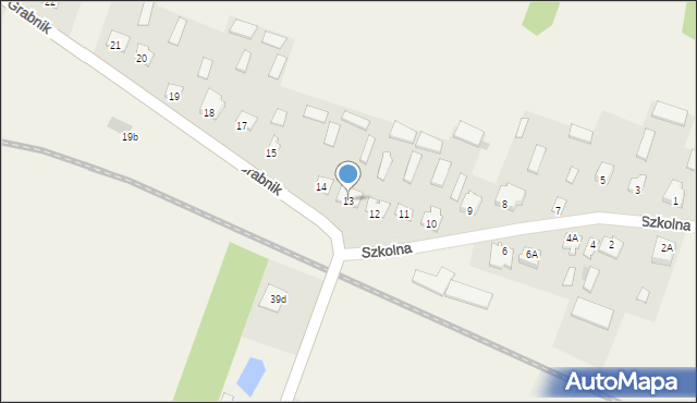 Grabnik, Grabnik, 13, mapa Grabnik