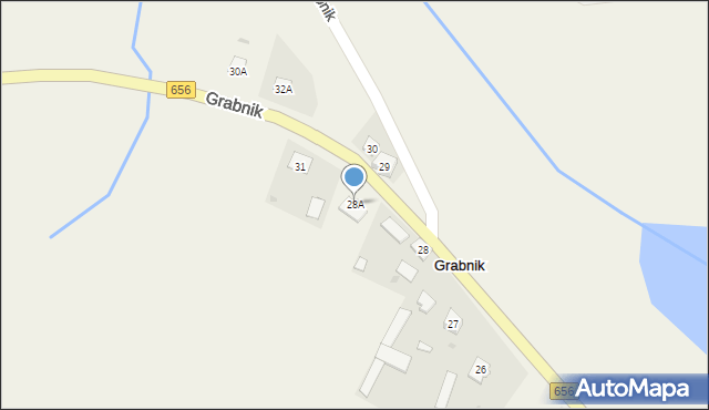 Grabnik, Grabnik, 28A, mapa Grabnik