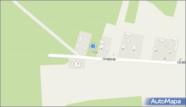 Grabnik, Grabnik, 3, mapa Grabnik