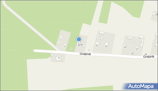 Grabnik, Grabnik, 5, mapa Grabnik