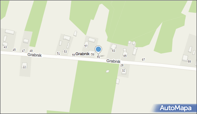 Grabnik, Grabnik, 61, mapa Grabnik