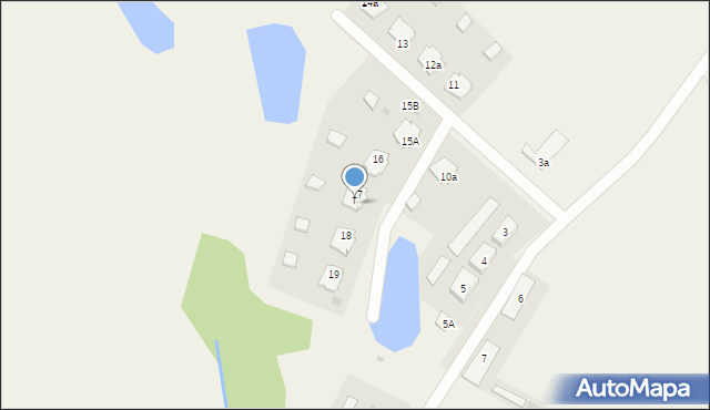 Grabnik Osada, Grabnik Osada, 17a, mapa Grabnik Osada