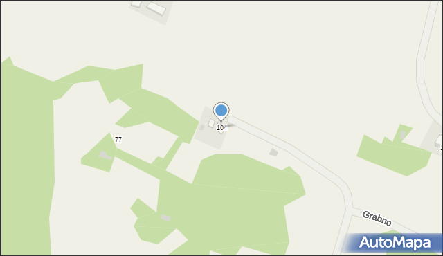 Grabno, Grabno, 104, mapa Grabno