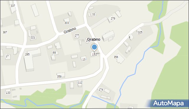 Grabno, Grabno, 132, mapa Grabno