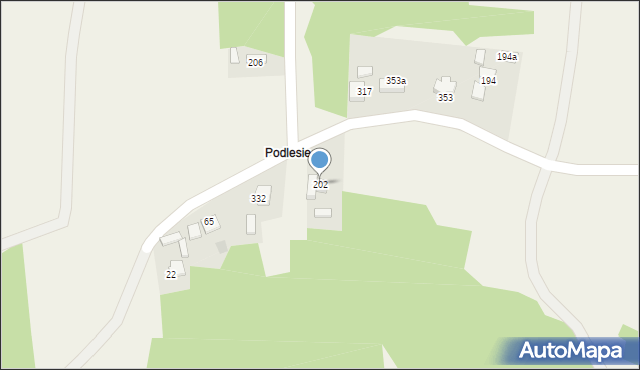 Grabno, Grabno, 202, mapa Grabno