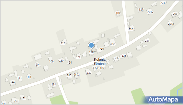 Grabno, Grabno, 219, mapa Grabno
