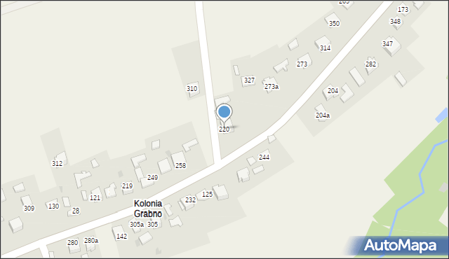 Grabno, Grabno, 220, mapa Grabno