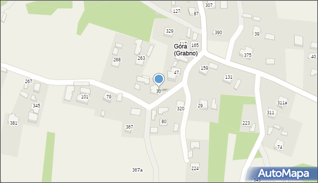 Grabno, Grabno, 30, mapa Grabno