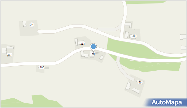 Grabno, Grabno, 58, mapa Grabno