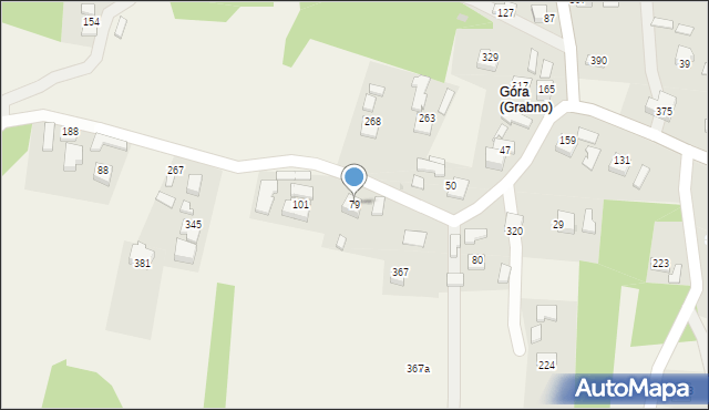 Grabno, Grabno, 79, mapa Grabno
