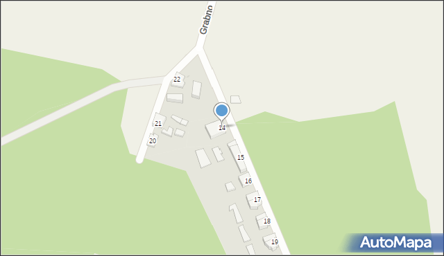Grabno, Grabno, 14, mapa Grabno