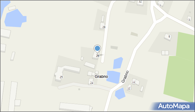 Grabno, Grabno, 26, mapa Grabno