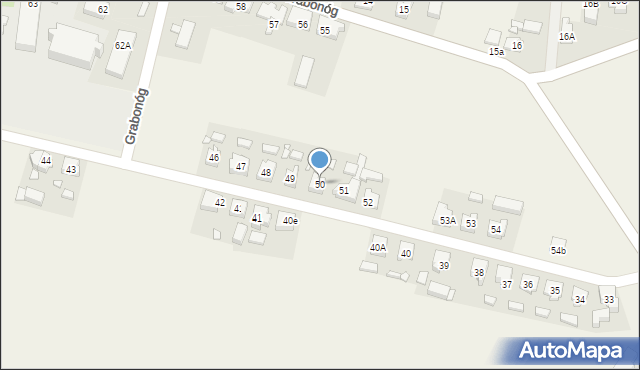 Grabonóg, Grabonóg, 50, mapa Grabonóg