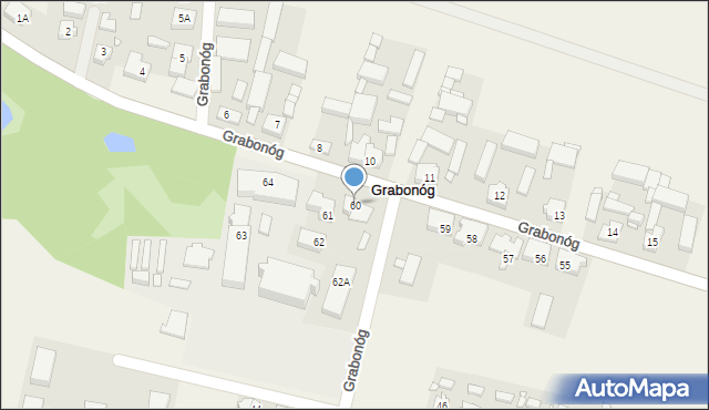 Grabonóg, Grabonóg, 60, mapa Grabonóg