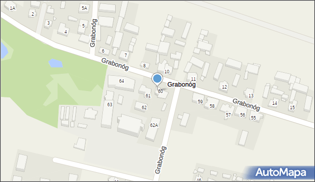 Grabonóg, Grabonóg, 60a, mapa Grabonóg