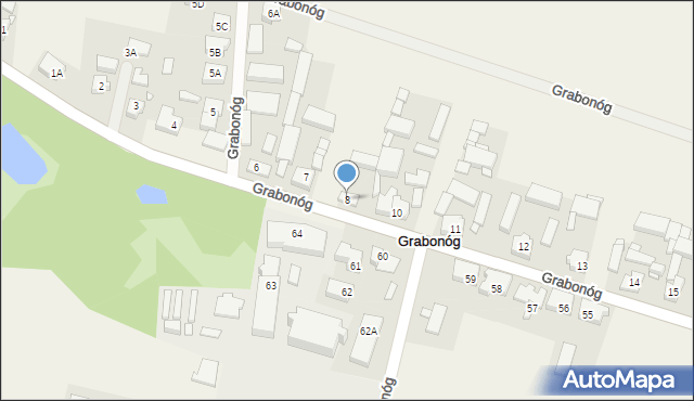 Grabonóg, Grabonóg, 8, mapa Grabonóg
