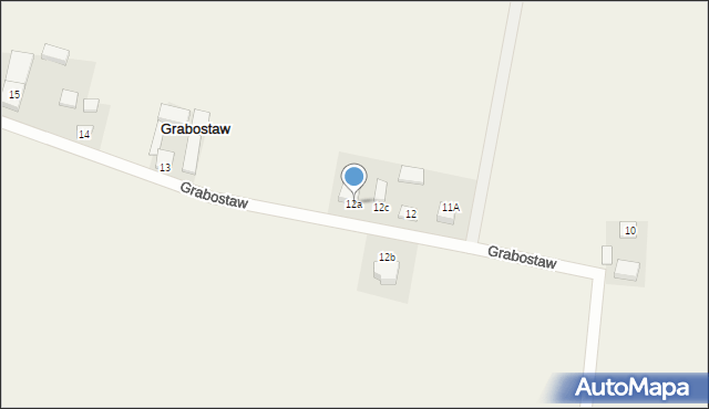 Grabostaw, Grabostaw, 12a, mapa Grabostaw