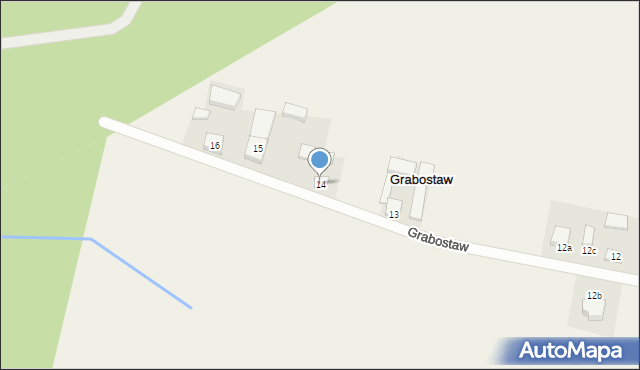 Grabostaw, Grabostaw, 14, mapa Grabostaw