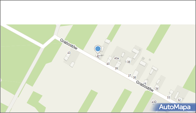 Grabostów, Grabostów, 42, mapa Grabostów