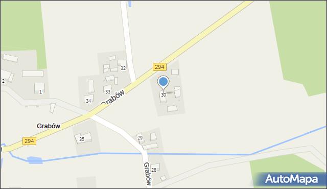 Grabów, Grabów, 30, mapa Grabów