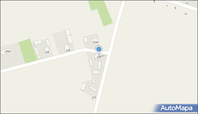 Grabów nad Wisłą, Grabów nad Wisłą, 104, mapa Grabów nad Wisłą