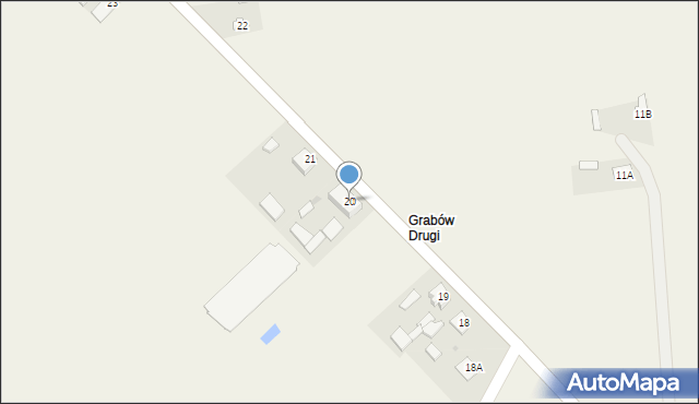 Grabów nad Wisłą, Grabów nad Wisłą, 20, mapa Grabów nad Wisłą