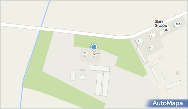 Grabów nad Wisłą, Grabów nad Wisłą, 34, mapa Grabów nad Wisłą
