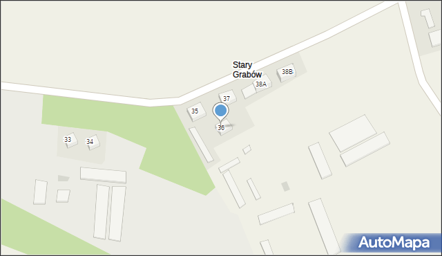 Grabów nad Wisłą, Grabów nad Wisłą, 36, mapa Grabów nad Wisłą