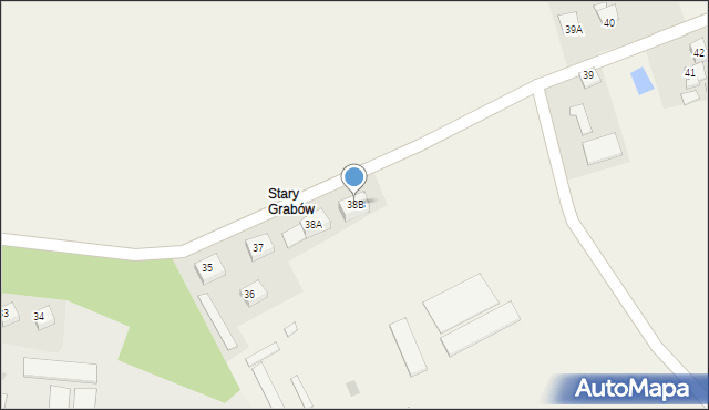 Grabów nad Wisłą, Grabów nad Wisłą, 38B, mapa Grabów nad Wisłą