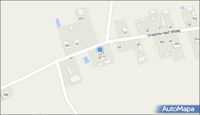 Grabów nad Wisłą, Grabów nad Wisłą, 41, mapa Grabów nad Wisłą