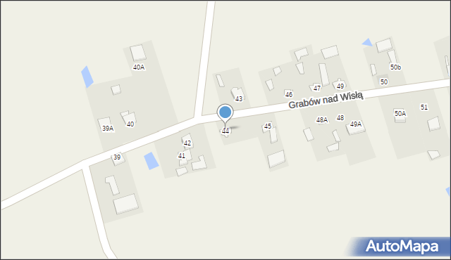 Grabów nad Wisłą, Grabów nad Wisłą, 44, mapa Grabów nad Wisłą