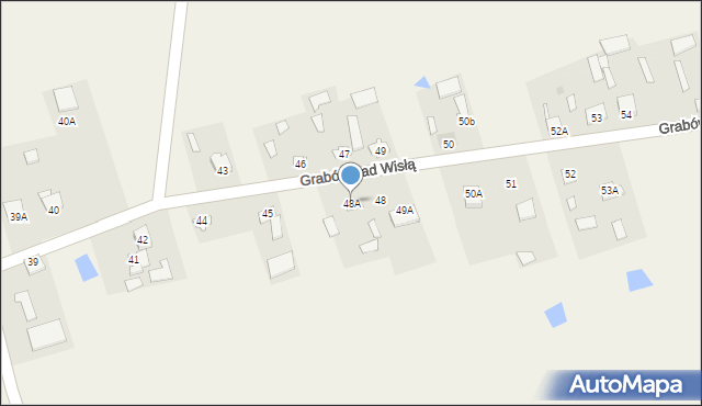 Grabów nad Wisłą, Grabów nad Wisłą, 48A, mapa Grabów nad Wisłą