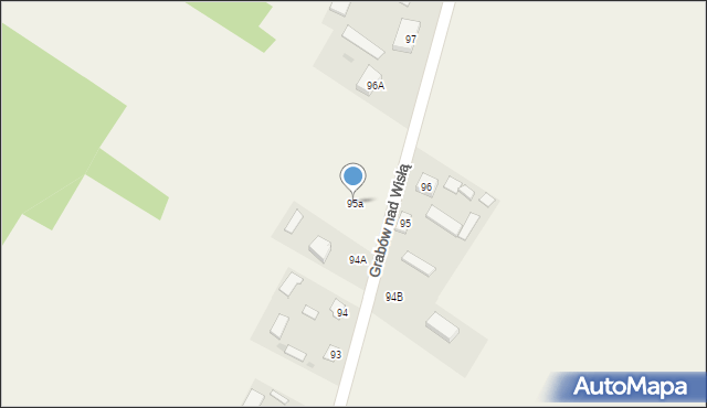 Grabów nad Wisłą, Grabów nad Wisłą, 95a, mapa Grabów nad Wisłą
