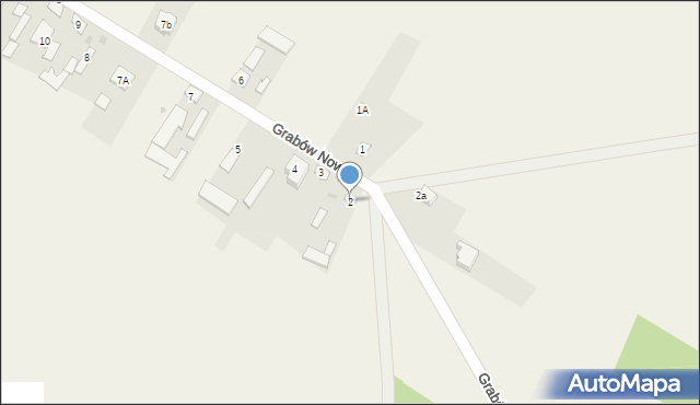 Grabów Nowy, Grabów Nowy, 2, mapa Grabów Nowy