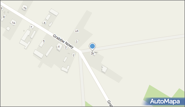 Grabów Nowy, Grabów Nowy, 2a, mapa Grabów Nowy