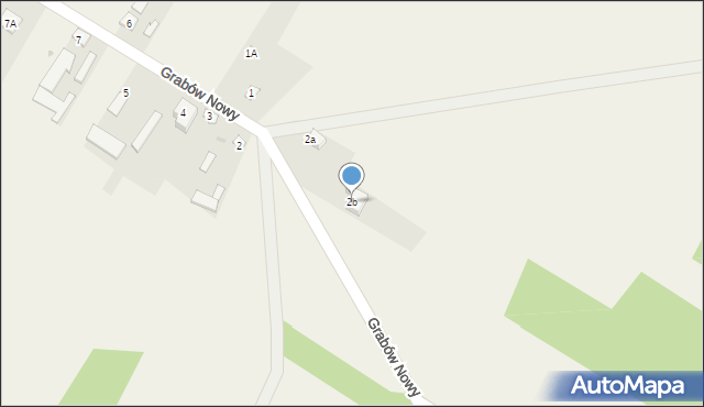 Grabów Nowy, Grabów Nowy, 2b, mapa Grabów Nowy