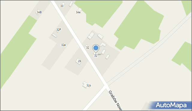 Grabów Nowy, Grabów Nowy, 31, mapa Grabów Nowy