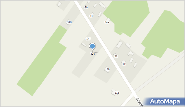 Grabów Nowy, Grabów Nowy, 32e, mapa Grabów Nowy