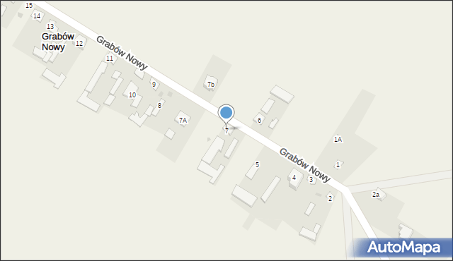 Grabów Nowy, Grabów Nowy, 7, mapa Grabów Nowy