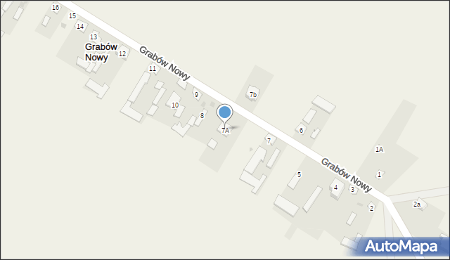 Grabów Nowy, Grabów Nowy, 7A, mapa Grabów Nowy