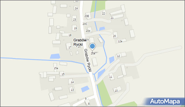 Grabów Rycki, Grabów Rycki, 20a, mapa Grabów Rycki