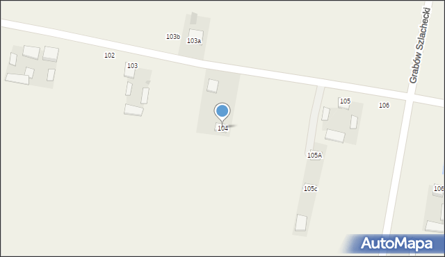 Grabów Szlachecki, Grabów Szlachecki, 104, mapa Grabów Szlachecki
