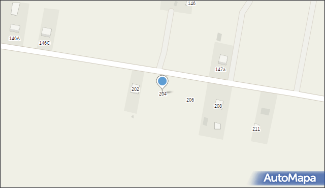 Grabów Szlachecki, Grabów Szlachecki, 204, mapa Grabów Szlachecki