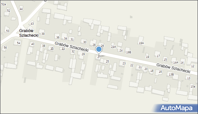 Grabów Szlachecki, Grabów Szlachecki, 27, mapa Grabów Szlachecki