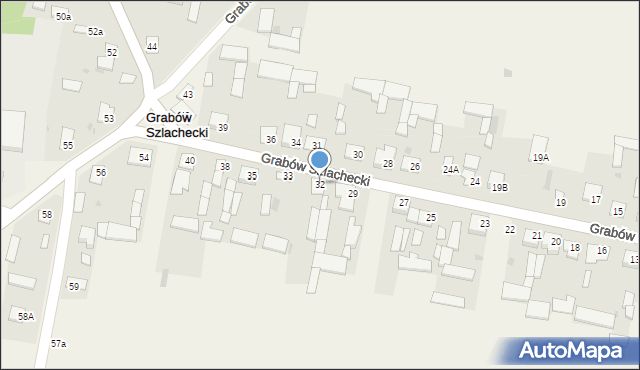 Grabów Szlachecki, Grabów Szlachecki, 32, mapa Grabów Szlachecki