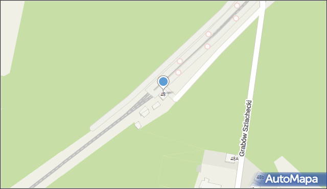 Grabów Szlachecki, Grabów Szlachecki, 48, mapa Grabów Szlachecki