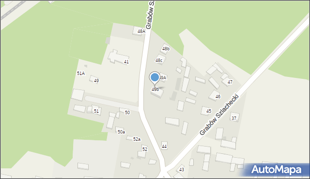 Grabów Szlachecki, Grabów Szlachecki, 49b, mapa Grabów Szlachecki