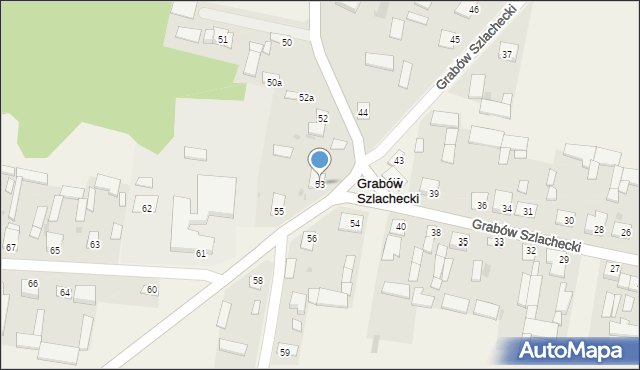 Grabów Szlachecki, Grabów Szlachecki, 53, mapa Grabów Szlachecki