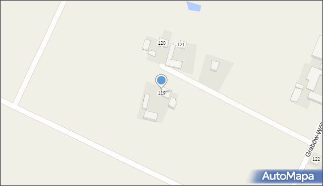 Grabów-Wójtostwo, Grabów-Wójtostwo, 119, mapa Grabów-Wójtostwo